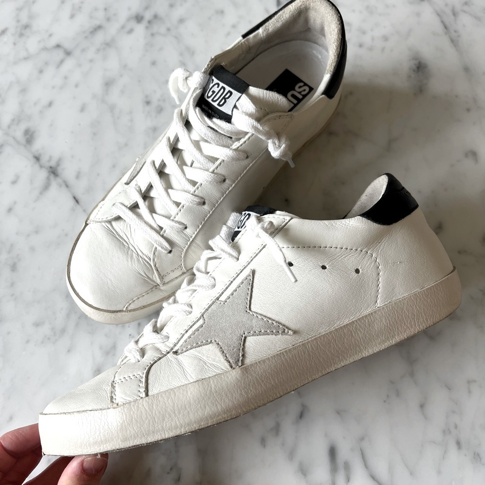 Golden Goose Clean Superstar Sneakers